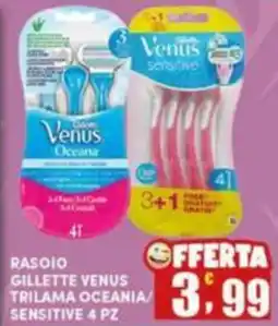 Maury's Rasoio gillette venus trilama oceania/sensitive offerta