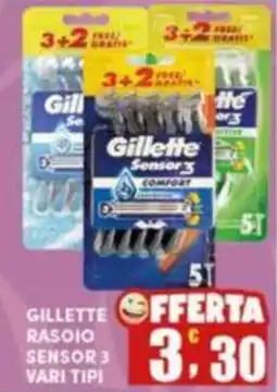 Maury's Gillette rasoio sensor 3 offerta