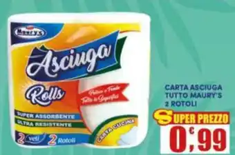 Maury's Carta asciuga tutto Maury's offerta