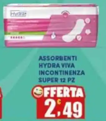 Maury's Assorbenti hydra viva incontinenza super offerta
