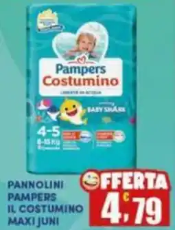 Maury's Pannolini pampers il costumino maxi juni offerta