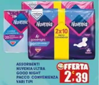 Maury's Assorbenti nuvenia ultra good night offerta