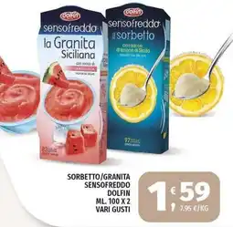 Vivo Supermercati Sorbetto/granita sensofreddo dolfin offerta