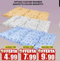 Maury's Optimo cuscino bomber zampette offerta