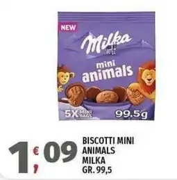 Vivo Supermercati Biscotti mini animals milka offerta