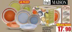Maury's Servizio piatti ma maison circle offerta