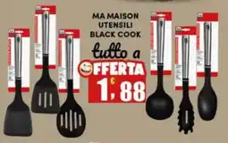 Maury's Ma maison utensili black cook offerta