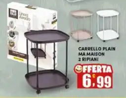Maury's Carrello plain ma maison 2 ripiani offerta