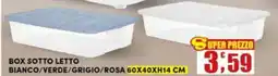 Maury's Box sotto letto bianco/verde/grigio/rosa offerta