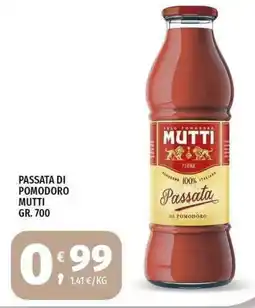 Vivo Supermercati Passata di pomodoro mutti offerta