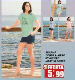 Maury's Pigiama donna alviero by alviero martini corto offerta