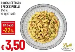 Galassia Gnocchetti con speck e piselli Belli Pronti offerta