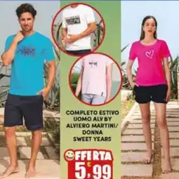 Maury's Completo estivo uomo alv by alviero martini/ donna sweet years offerta