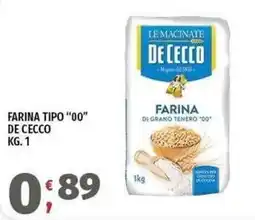 Vivo Supermercati Farina tipo "00" de cecco offerta