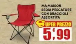 Maury's Ma maison sedia pescatore con braccioli offerta