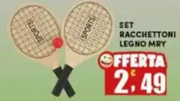 Maury's Set racchettoni legno mry offerta