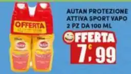 Maury's Autan protezione attiva sport vapo offerta