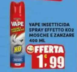 Maury's Vape vape insetticida spray effetto ko2 mosche e zanzare offerta