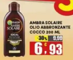 Maury's Ambra solaire olio abbronzante cocco offerta