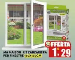Maury's Mamaison kit zanzariera per finestre offerta