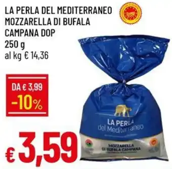 Galassia La perla del mediterraneo mozzarella di bufala campana dop offerta