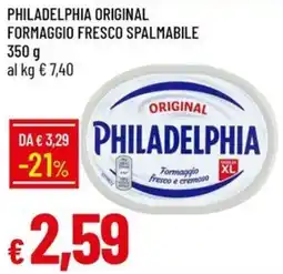 Galassia Philadelphia original formaggio fresco spalmabile offerta