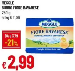 Galassia Meggle burro fiore bavarese offerta