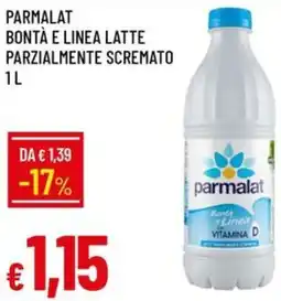 Galassia Parmalat bontà e linea latte parzialmente scremato offerta