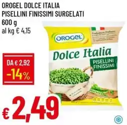 Galassia Orogel dolce italia pisellini finissimi surgelati offerta