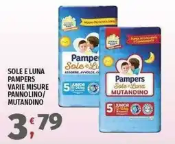 Vivo Supermercati Sole e luna pampers pannolino/ mutandino offerta