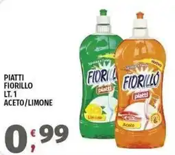 Vivo Supermercati Piatti fiorillo aceto/limone offerta