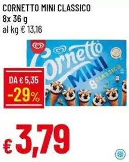 Galassia Cornetto mini classico offerta
