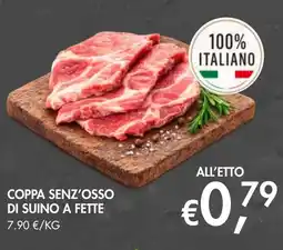èccoMI Coppa senz'osso di suino a fette offerta