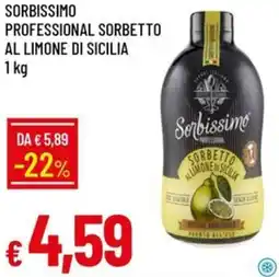 Galassia Sorbissimo professional sorbetto al limone di sicilia offerta