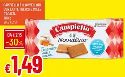 Galassia Campiello è il novellino con latte fresco e miele d'acacia offerta