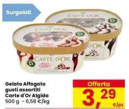 Eurospar Gelato Affogato Carte d'Or Algida offerta