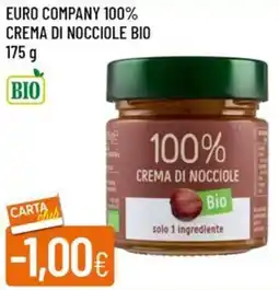 Galassia Euro company 100% crema di nocciole bio offerta