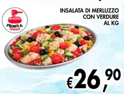 èccoMI Insalata di merluzzo con verdure offerta