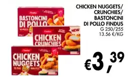èccoMI Chicken nuggets/ crunchies/ bastoncini di pollo Findus offerta