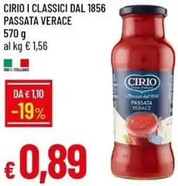 Galassia Cirio i classici dal 1856 passata verace offerta