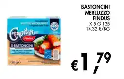 èccoMI Bastoncini merluzzo Findus offerta