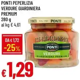 Galassia Ponti peperlizia verdure giardiniera premium offerta
