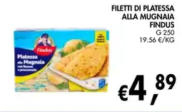 èccoMI Filetti di platessa alla mugnaia Findus offerta