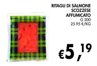 èccoMI Ritagli di salmone scozzese affumicato offerta