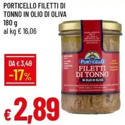 Galassia Porticello filetti di tonno in olio di oliva offerta
