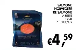 èccoMI Salmone norvegese re salmone a fette offerta