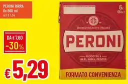 Galassia Peroni birra offerta