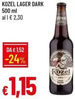 Galassia Kozel lager dark offerta