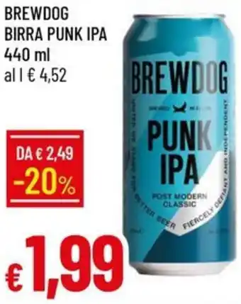 Galassia Brewdog birra punk ipa offerta