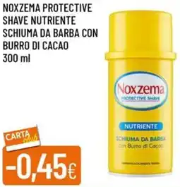 Galassia Noxzema protective shave nutriente schiuma da barba con burro di cacao offerta